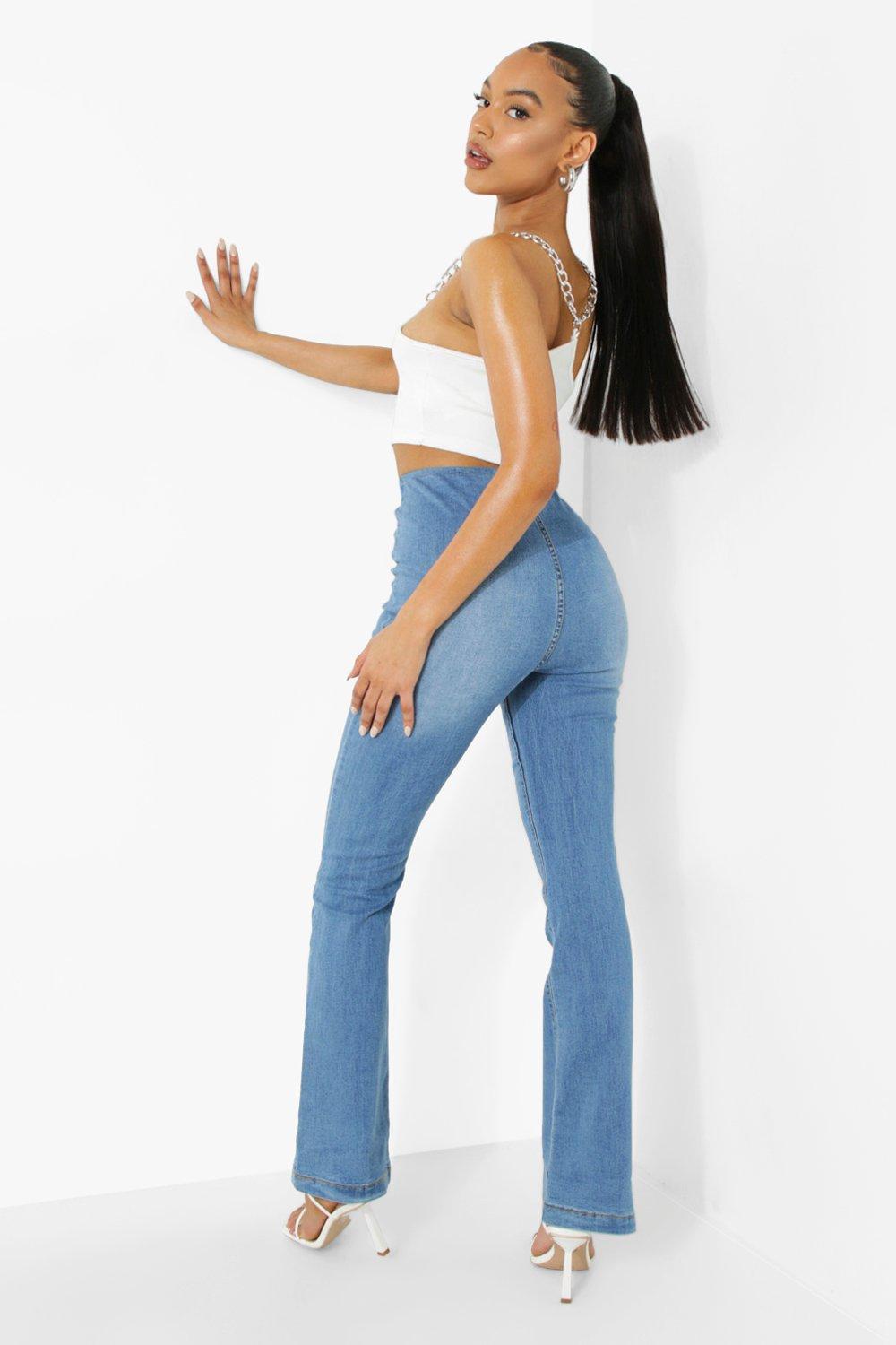 High waisted hotsell pull on jeggings